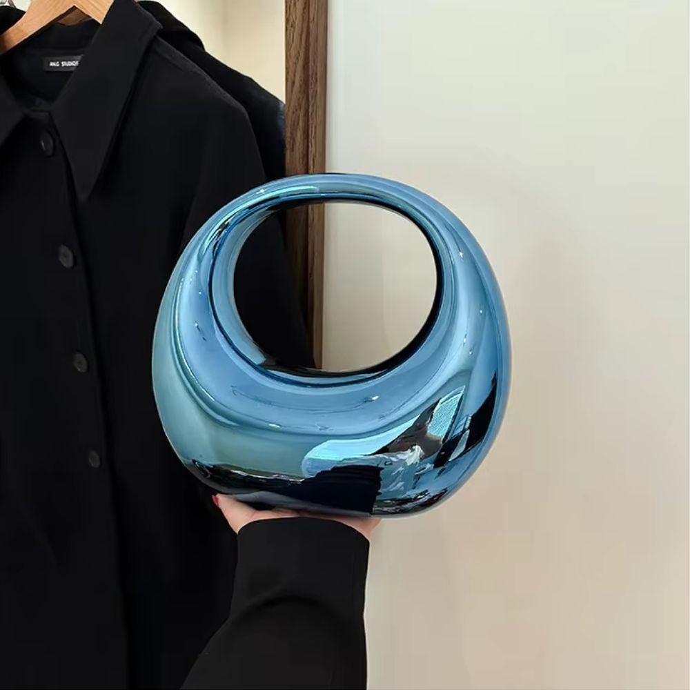 Bolsa Clutch em Acrílico Elise - Azul