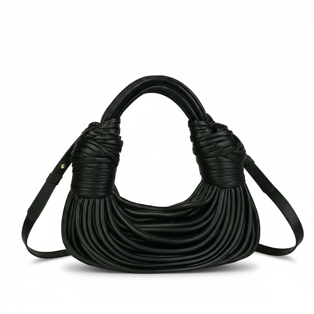 Bolsa de Mão em Couro Aurora - Preto