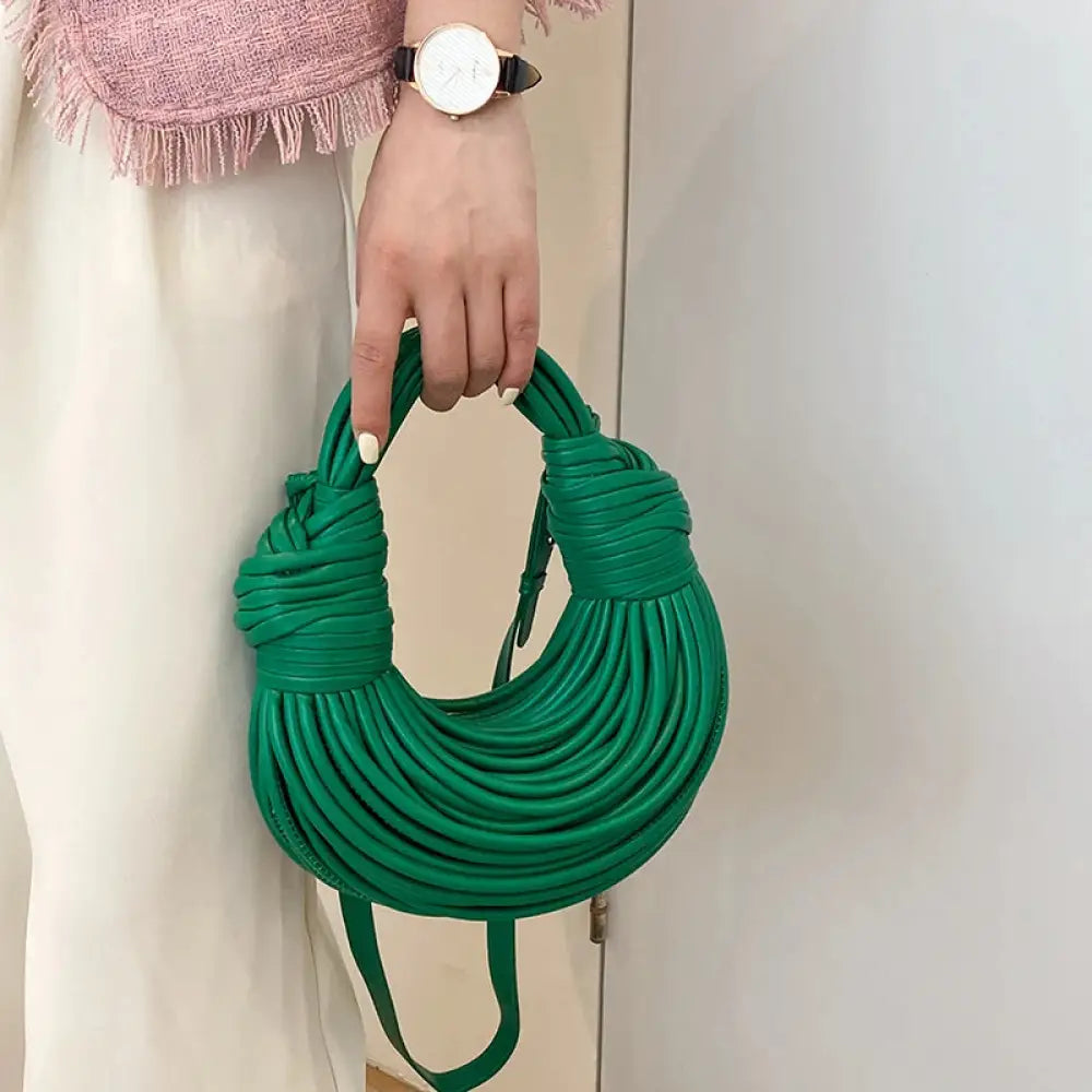 Bolsa de Mão em Couro Aurora - Verde Bolsa de Mão em Couro Aurora - Verde
