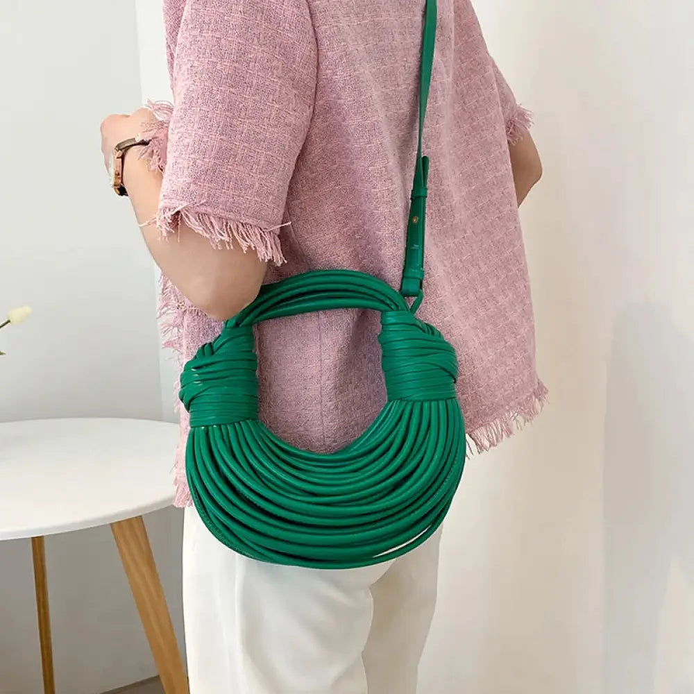 Bolsa de Mão em Couro Aurora - Verde Bolsa de Mão em Couro Aurora - Verde