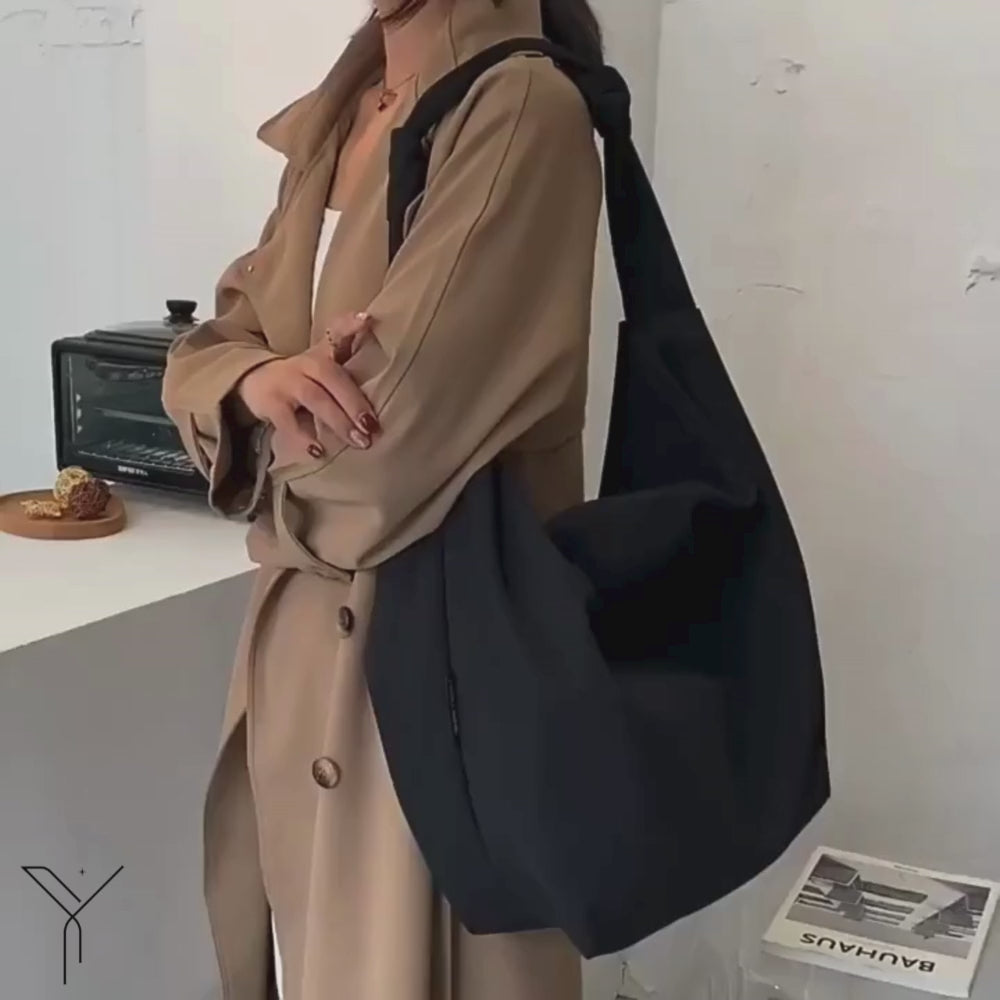 Bolsa Tote em Nylon Valentina