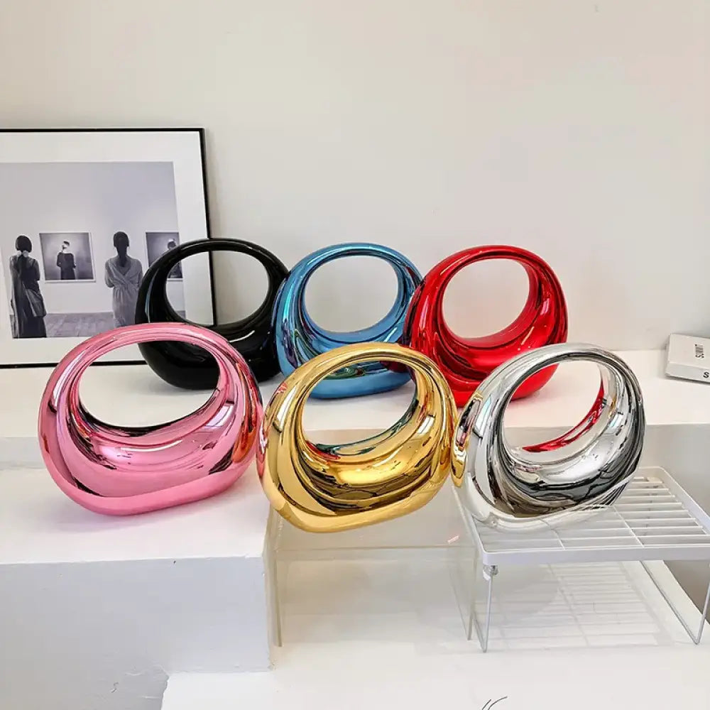 Bolsa Clutch em Acrílico Elise - Rosa
