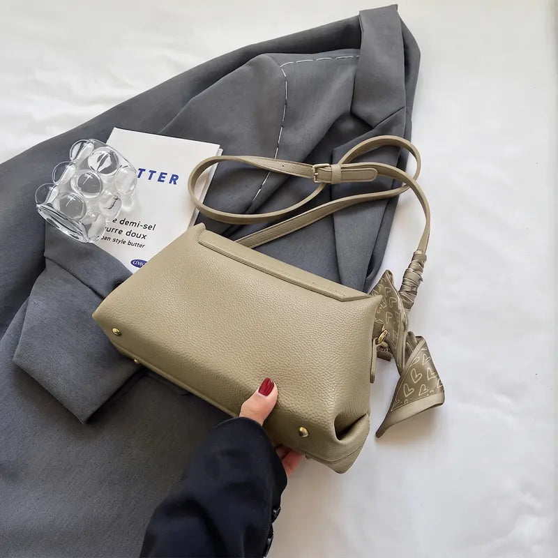 Bolsa Transversal em Couro Louise - Caqui