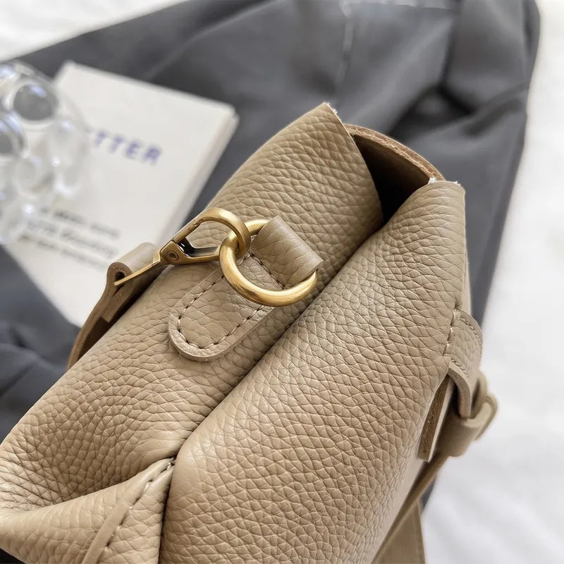 Bolsa Transversal em Couro Louise - Caqui