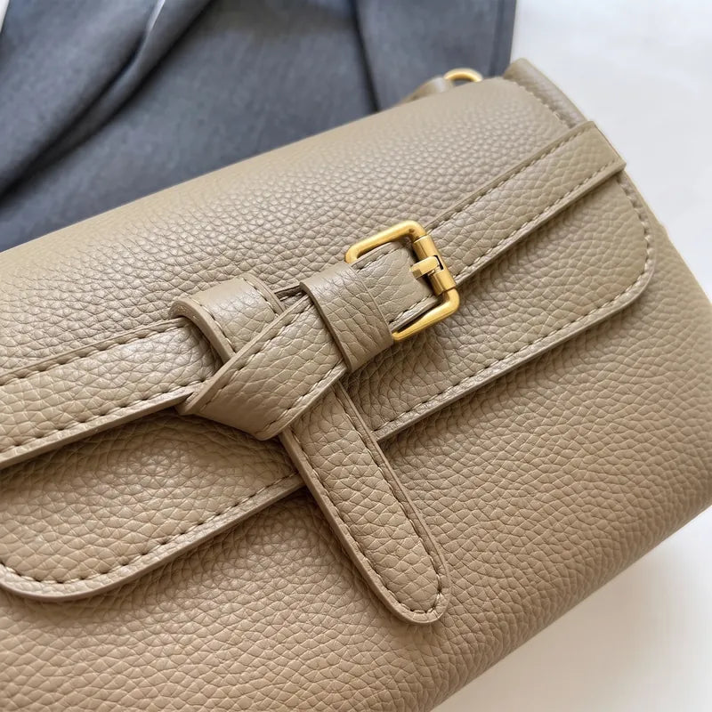 Bolsa Transversal em Couro Louise - Caqui