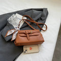 Bolsa Transversal em Couro Louise - Marrom